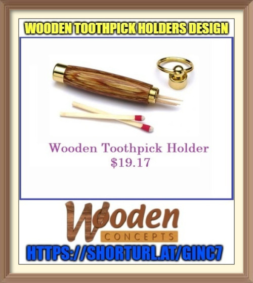 Wooden Toothpick Holders.
https://www.woodenconcepts.com/product/toothpick-holder/