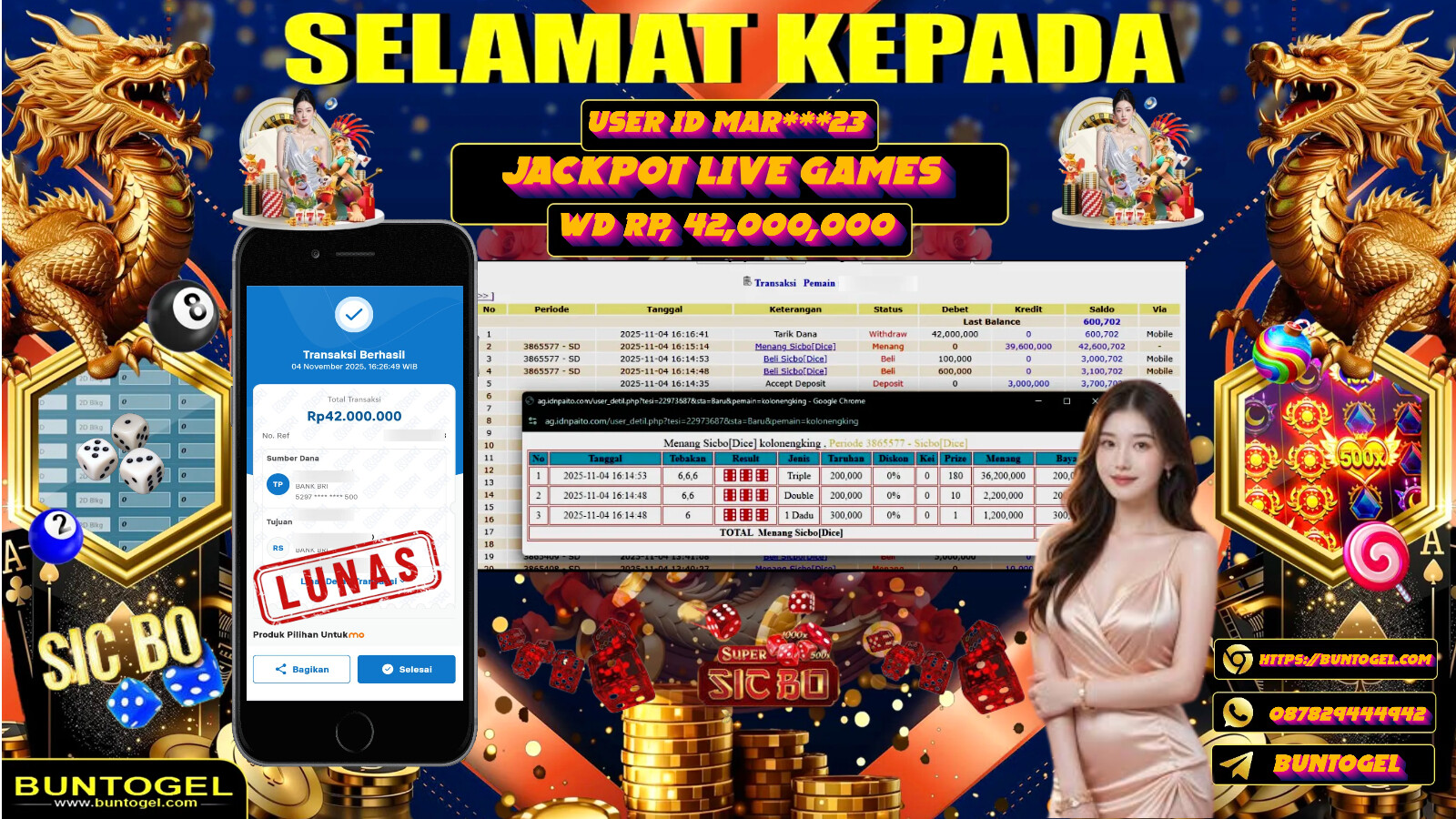 BUKTI BAYAR BUNTOGEL