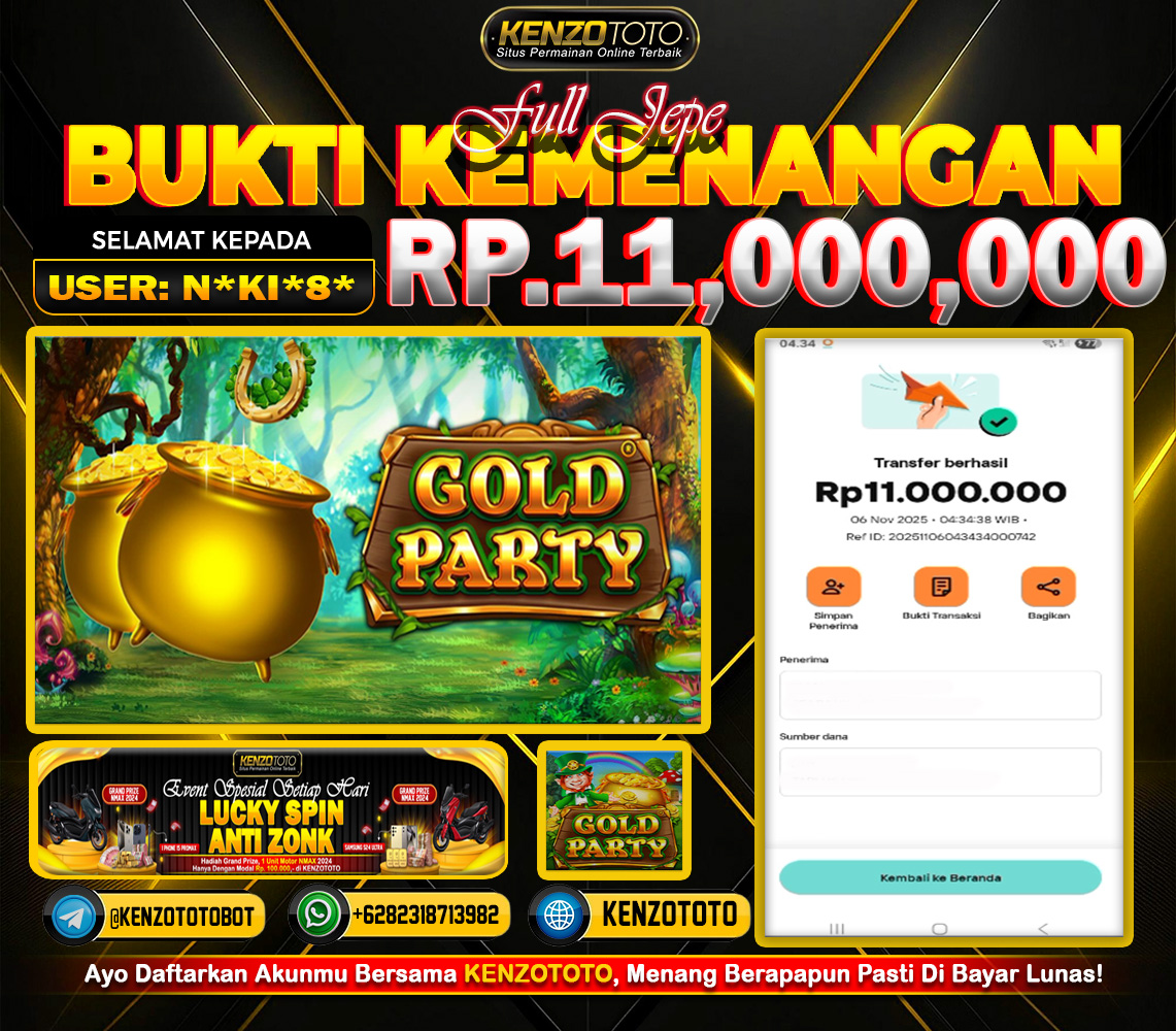 TOTAL WD : RP 11.000.000 CASH!!!