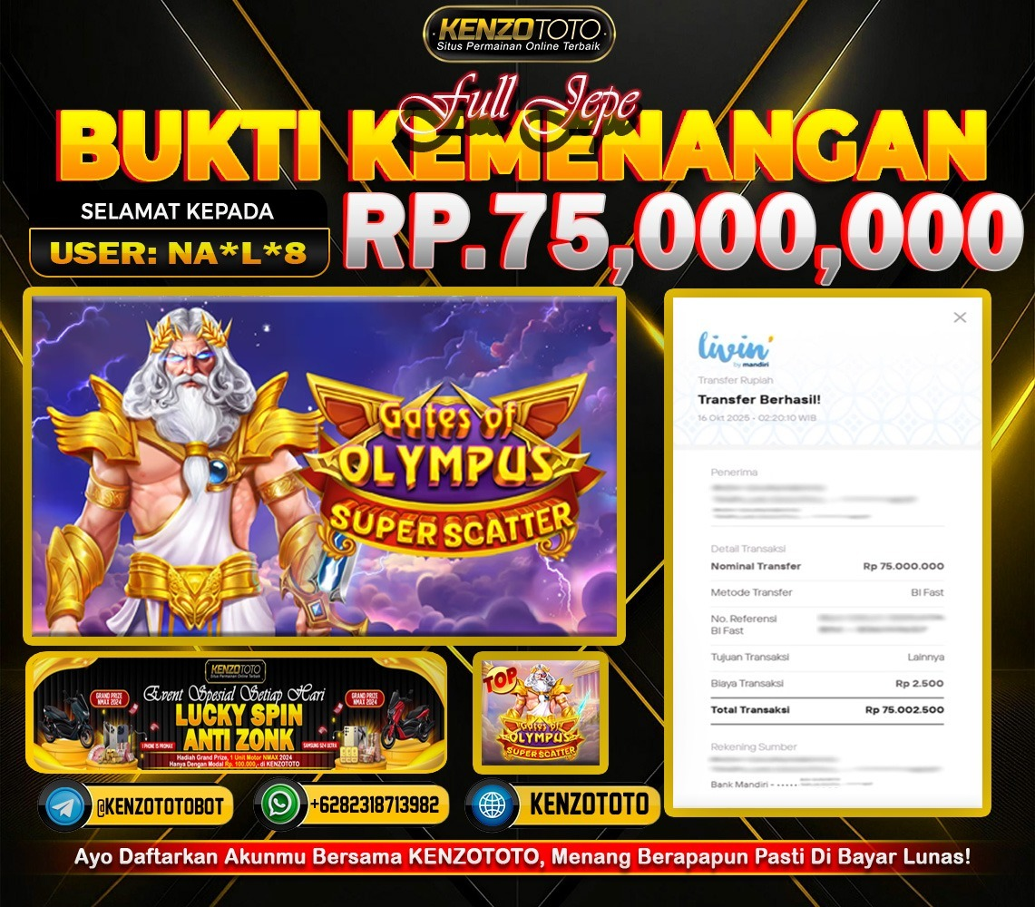 TOTAL WD : RP 75.000.000 CASH!!!