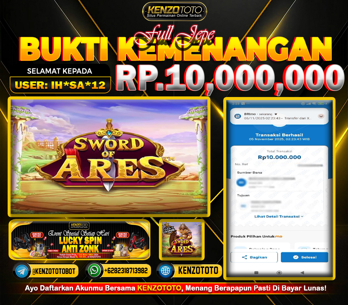 TOTAL WD : RP 10.000.000 CASH!!!