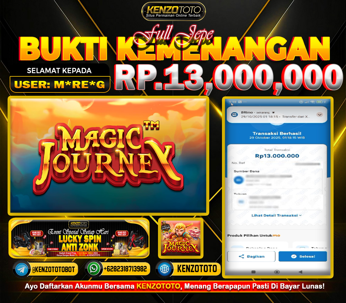 TOTAL WD : RP 13.000.000 CASH!!!