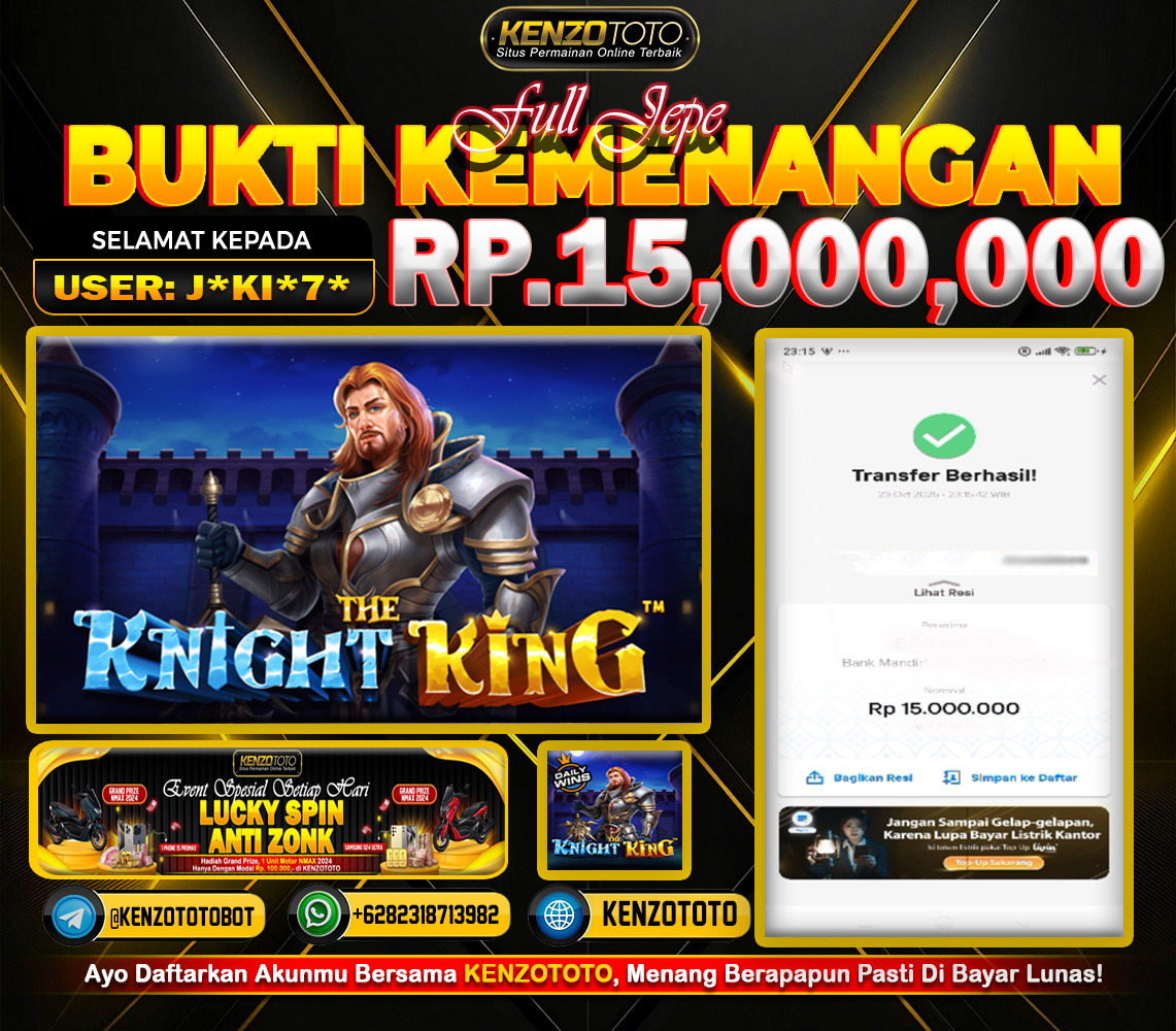 TOTAL WD : RP 15.000.000 CASH!!!