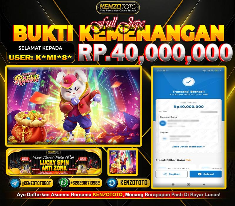 TOTAL WD : RP 40.000.000 CASH!!!