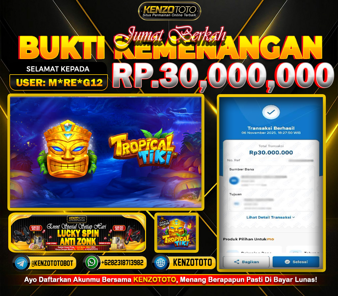 TOTAL WD : RP 30.000.000 CASH!!!