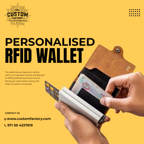 personalised rfid wallet