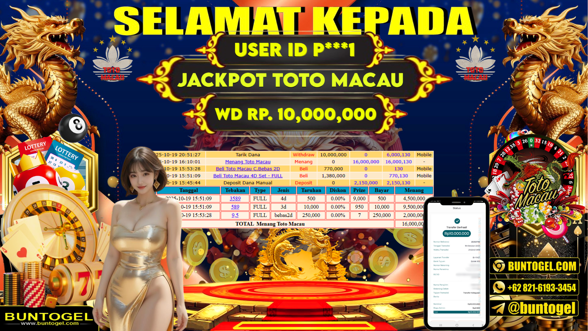 BUKTI BAYAR BUNTOGEL
