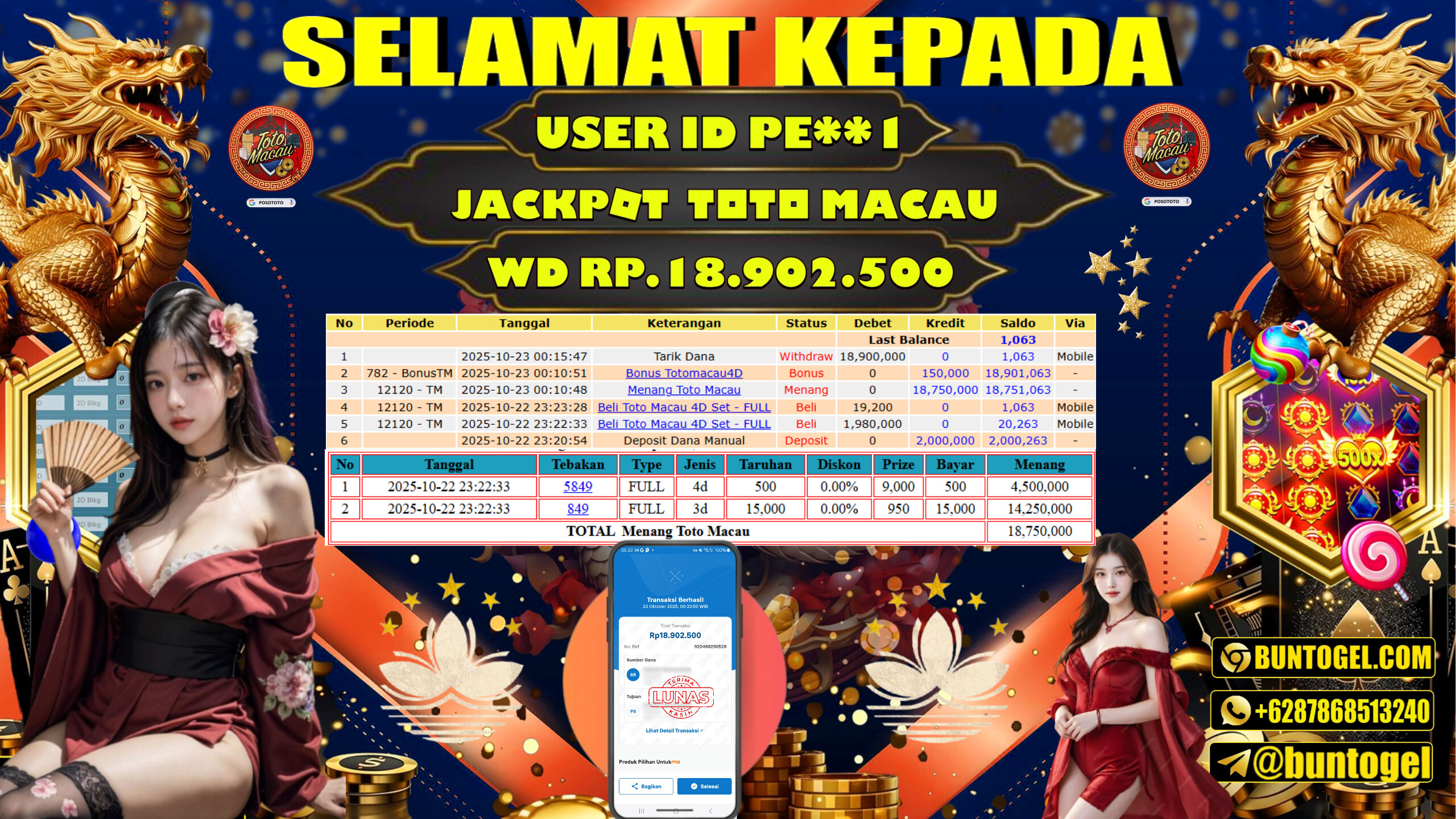 BUKTI BAYAR BUNTOGEL