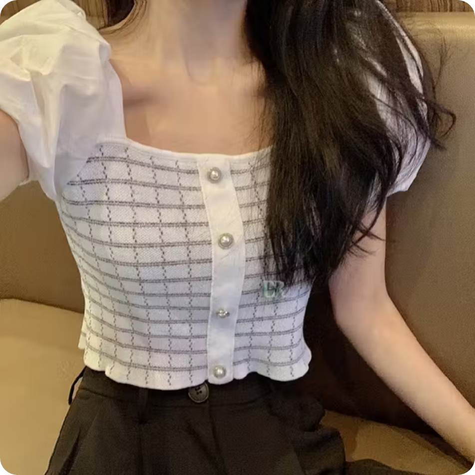 Lnr Shop - Blouse Rajut Sifot Premium Wanita Dewasa | Pakaian Wanita