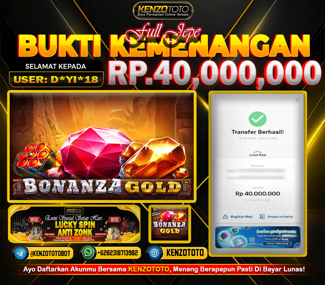 TOTAL WD : RP 40.000.000 CASH!!!