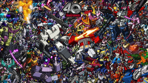 Transformers 40 Years Wallpaper