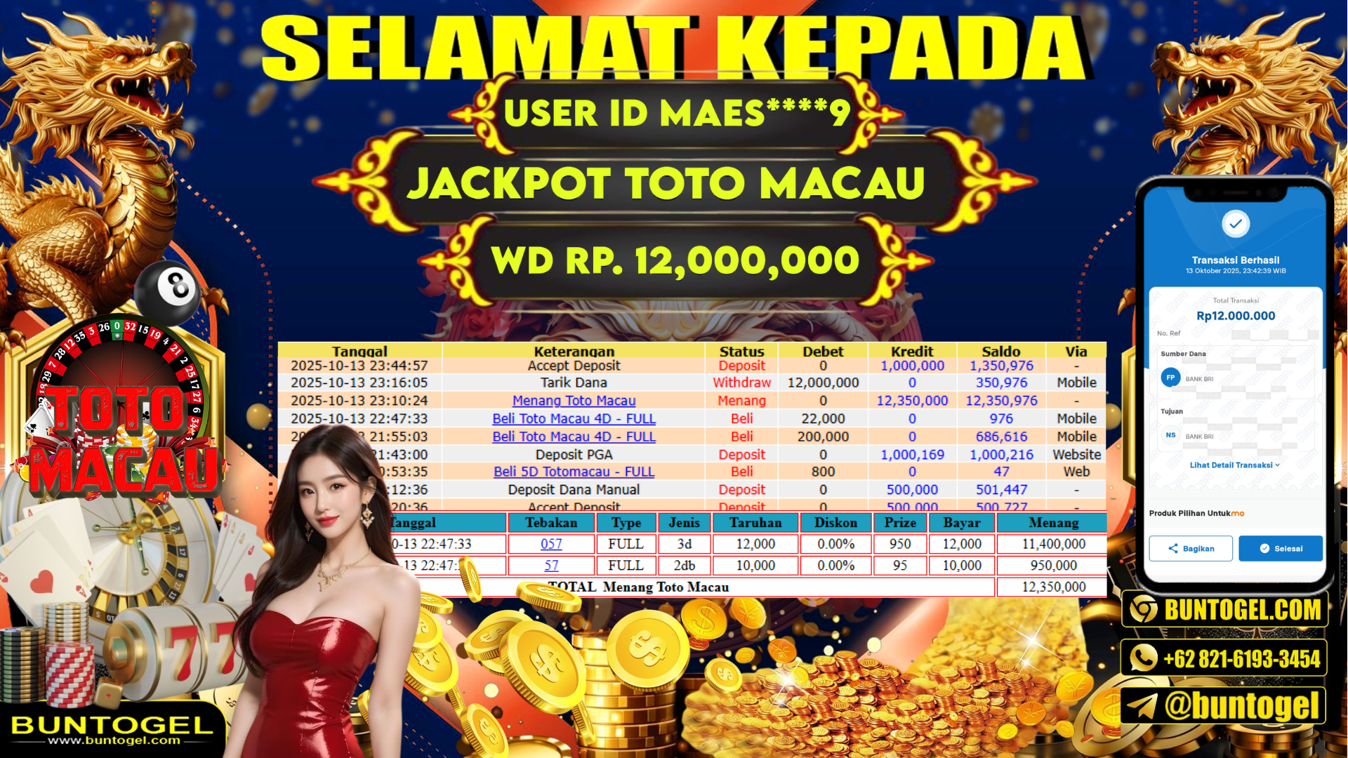 BUKTI BAYAR BUNTOGEL