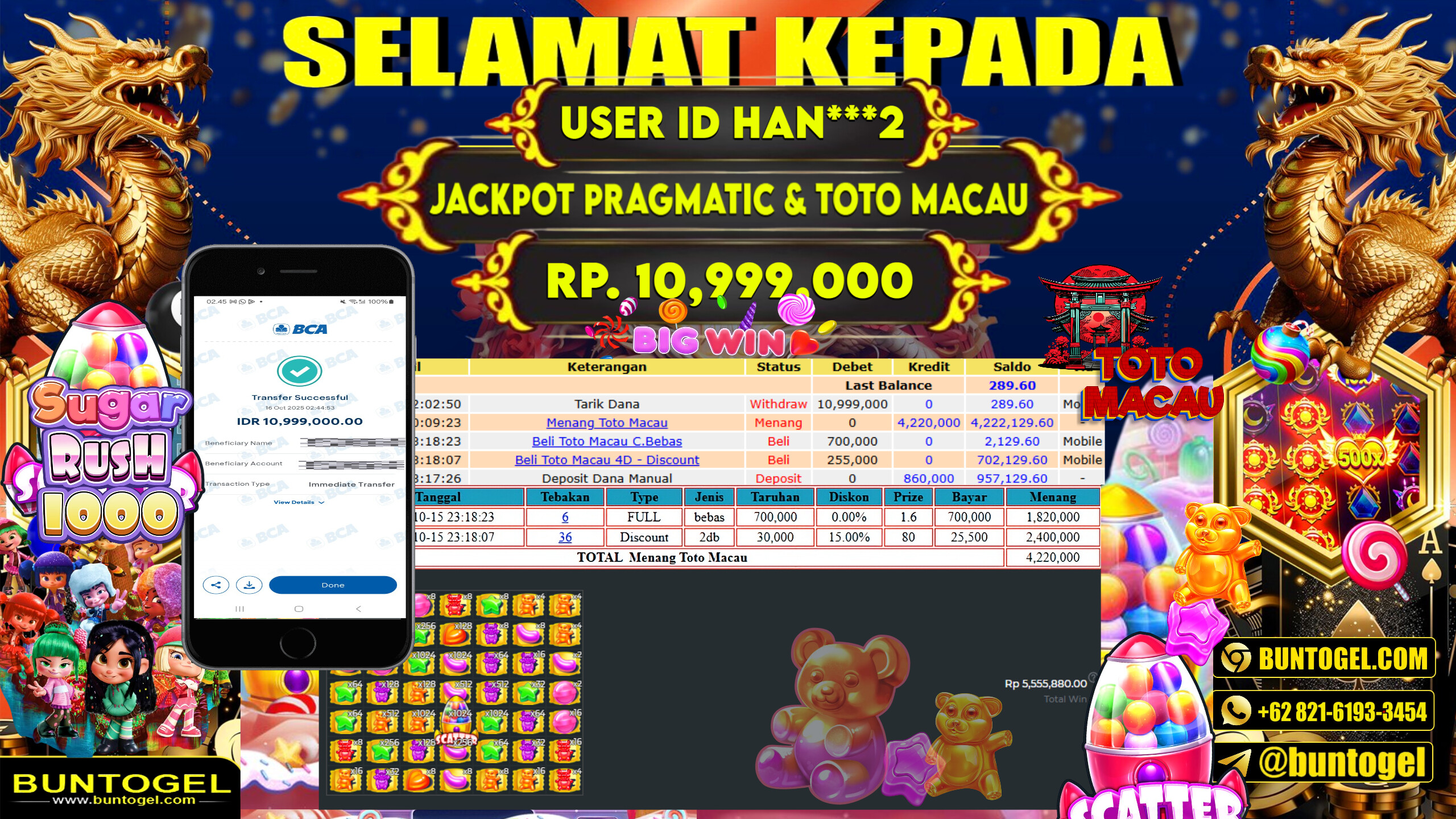 BUKTI BAYAR BUNTOGEL