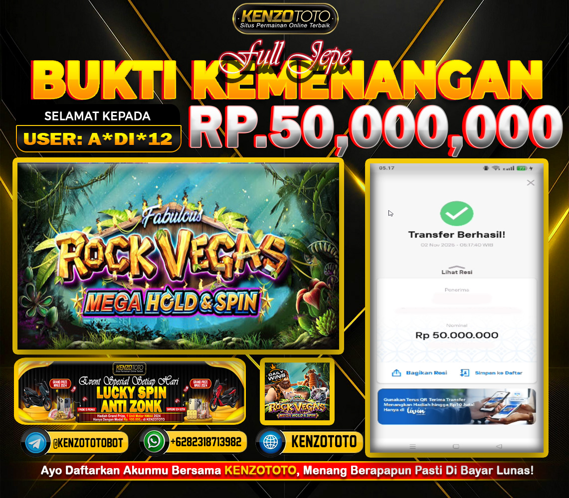 TOTAL WD : RP 50.000.000 CASH!!!