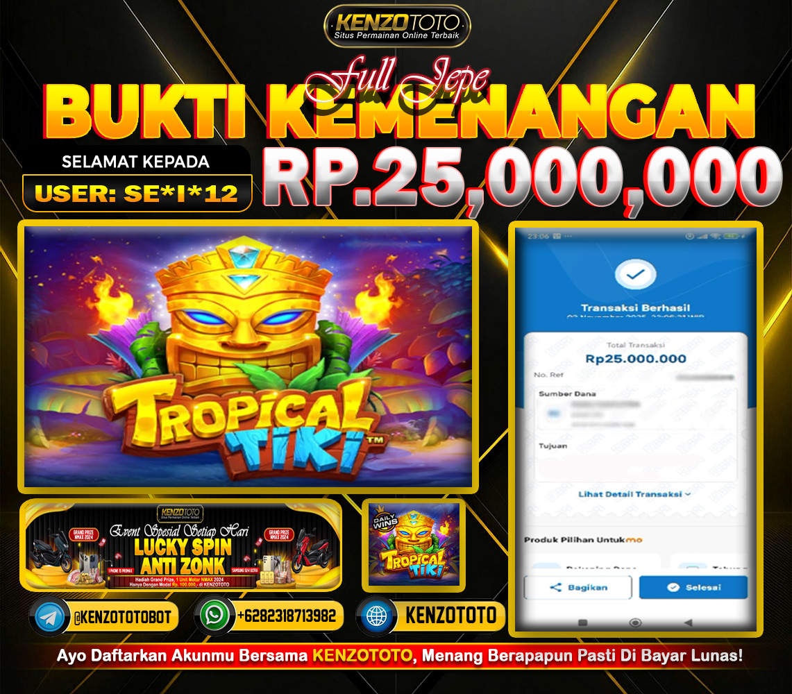 TOTAL WD : RP 25.000.000 CASH!!!