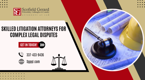 Building disputes demand for lawful skill have faith in construction litigation attorney in Lake Charles, Louisiana deals with contract violations, delays, flaws or billing problems. No matter if you are a specialist, a builder or a homeowner, secure your project and economic interests with an attorney trained in directing construction law. Effective outcome and powerful legal counsel are fundamental to success. For more information, contact Scofield, Gerard, Pohorelsky, Gallaugher & Landry, LLC @ 337-433-9436.