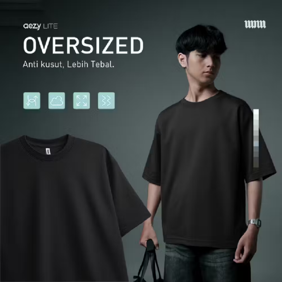 Kaos Oversized Pria - No Voids Mind