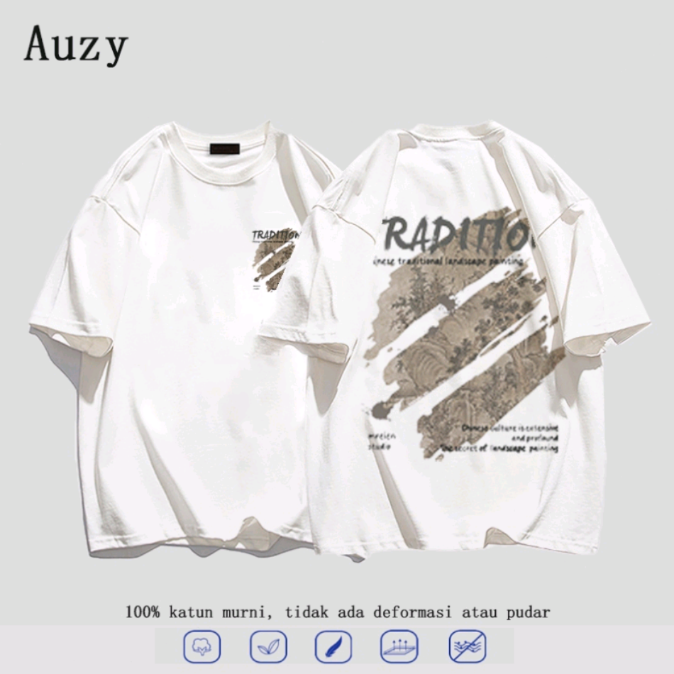 Kaos Oversized Pria - Auzy Tshirt Amerika