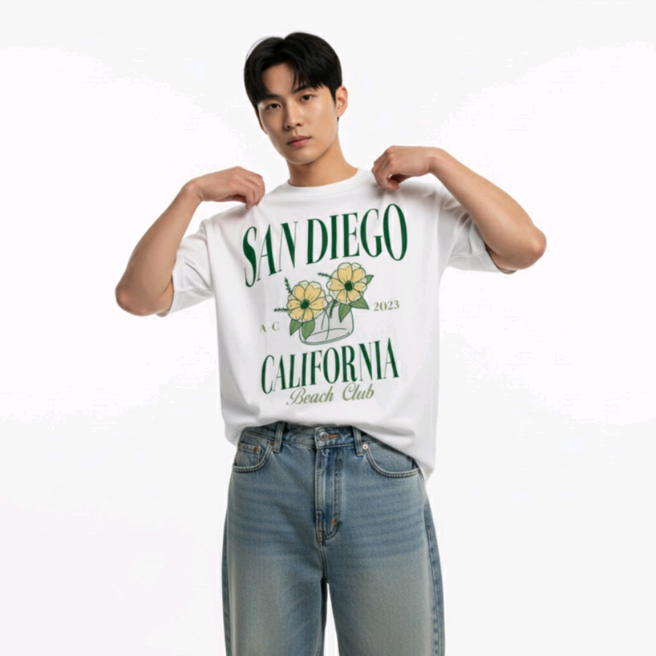 Kaos Oversize Unisex San Diego