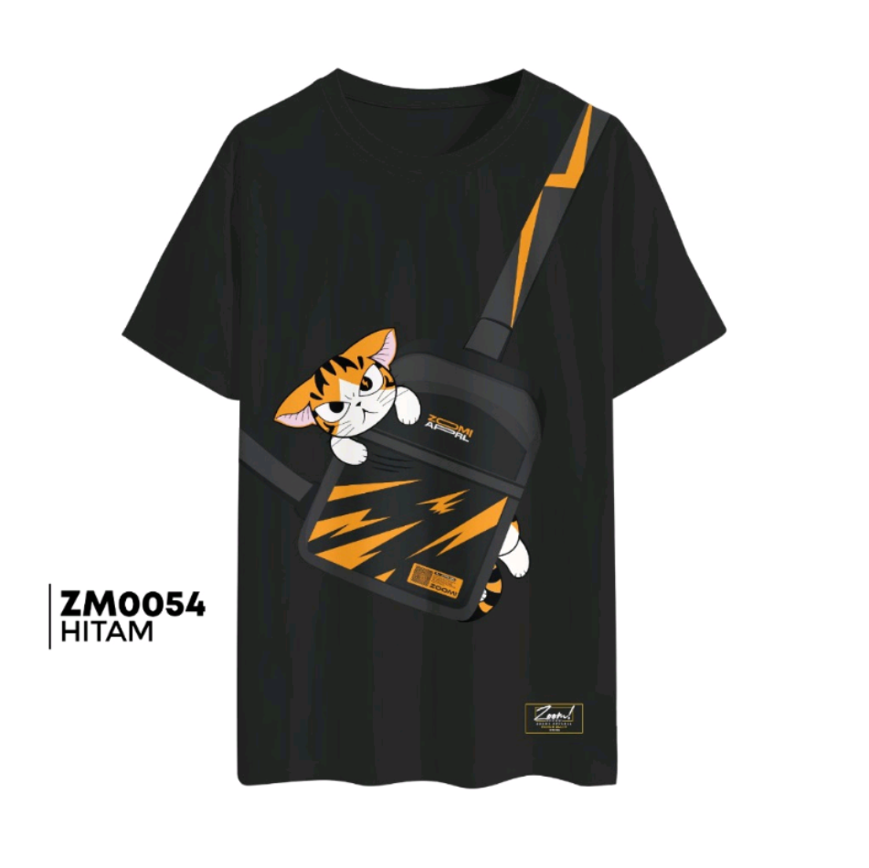 Zoomi Kaos Kantong Sleting Waistbag