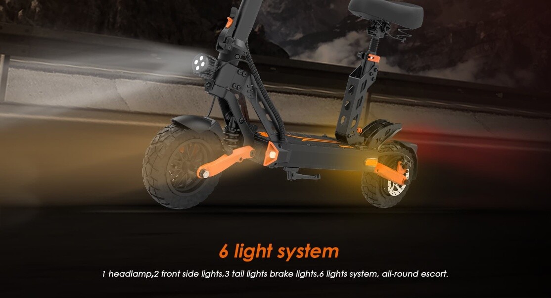 Trottinette électrique Homologuée Route – 10″ Pneus Pleins, 40 Km D’autonomie, 20 Km/h, Absorption Chocs, APP, écran LED, Freins Doubles – Charge 120 Kg