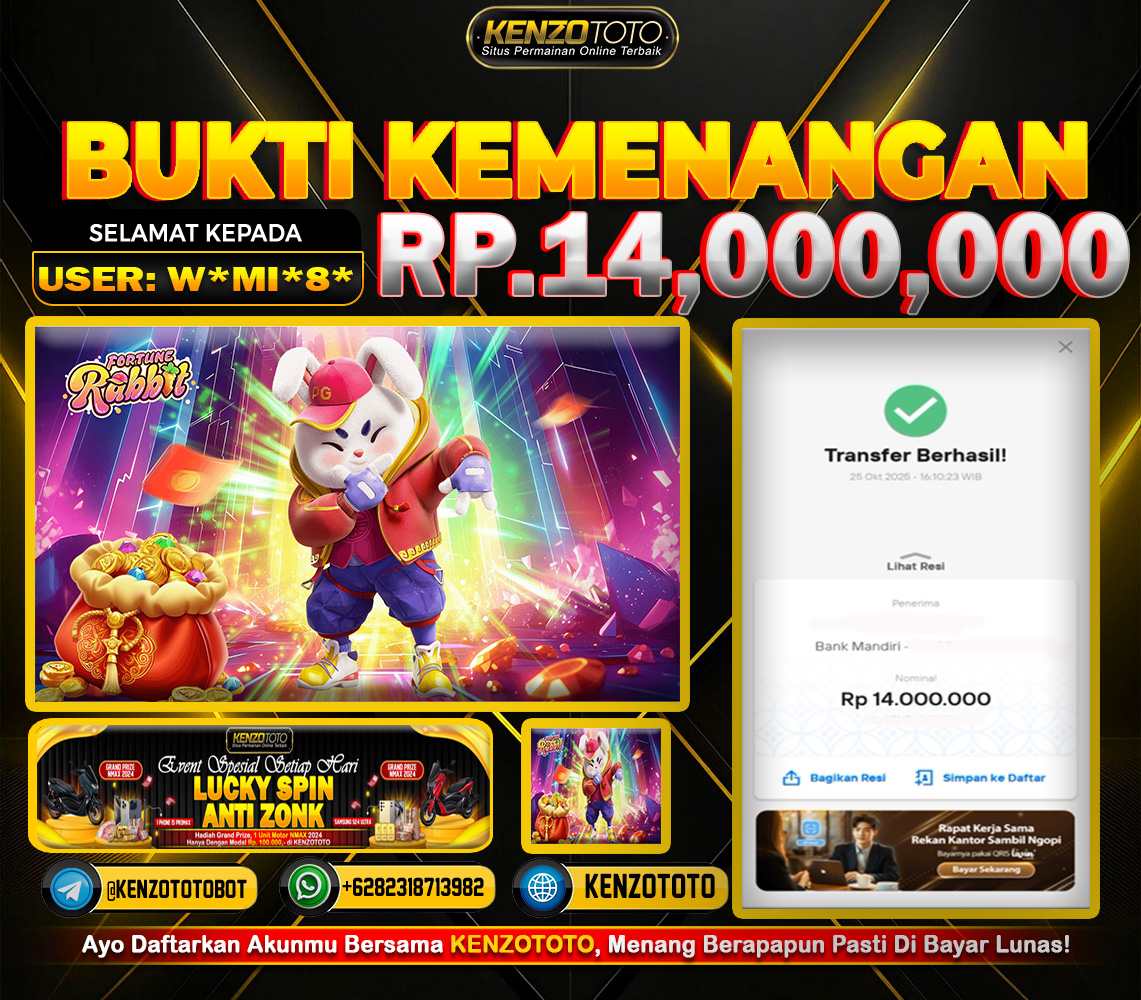 TOTAL WD : RP 14.000.000 CASH!!!