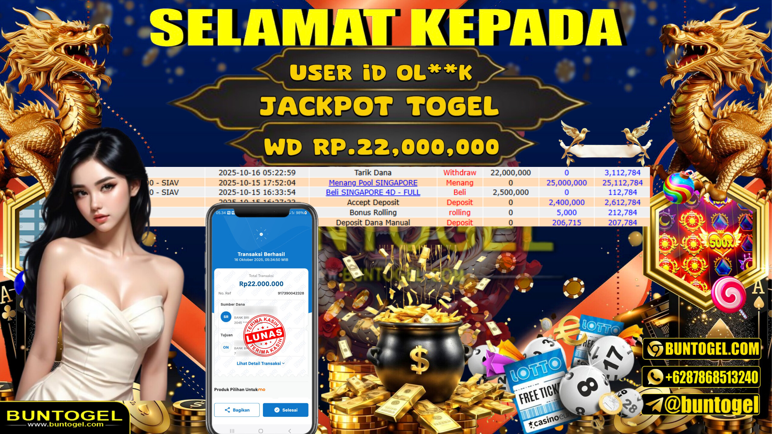 BUKTI BAYAR BUNTOGEL