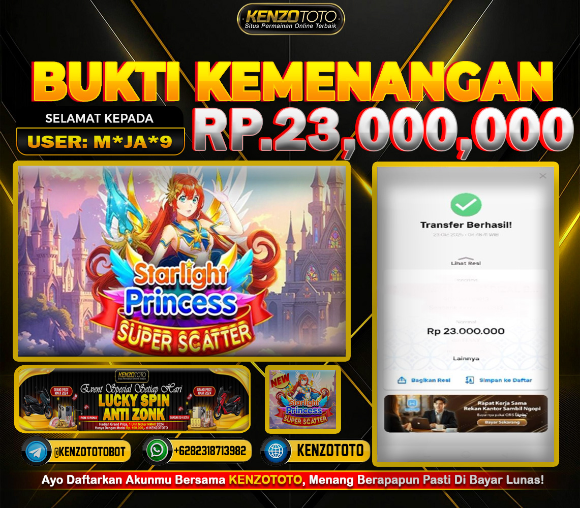 TOTAL WD : RP 23.000.000 CASH!!!