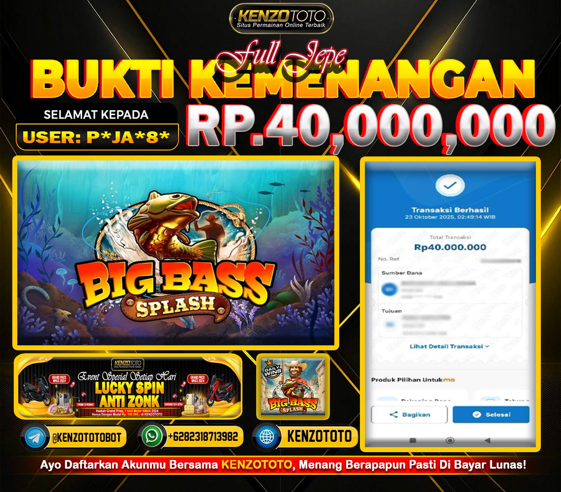 TOTAL WD : RP 40.000.000 CASH!!!