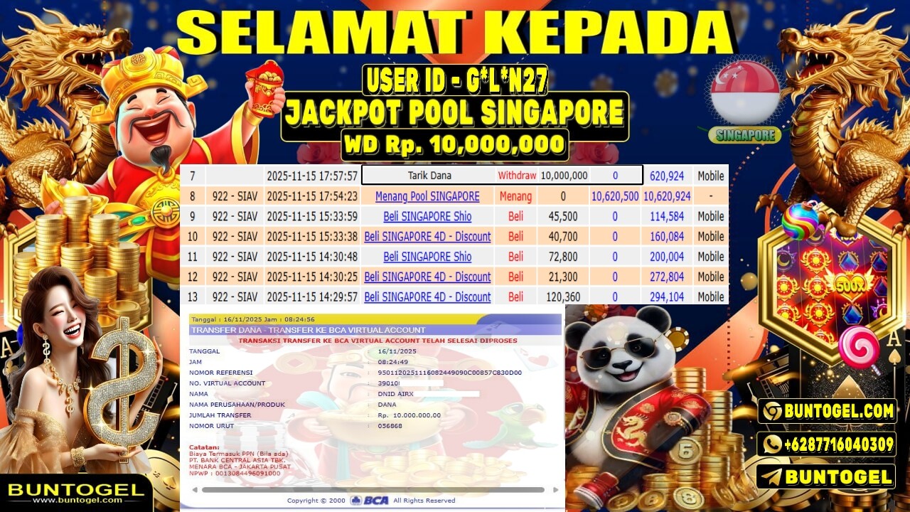 BUKTI BAYAR BUNTOGEL