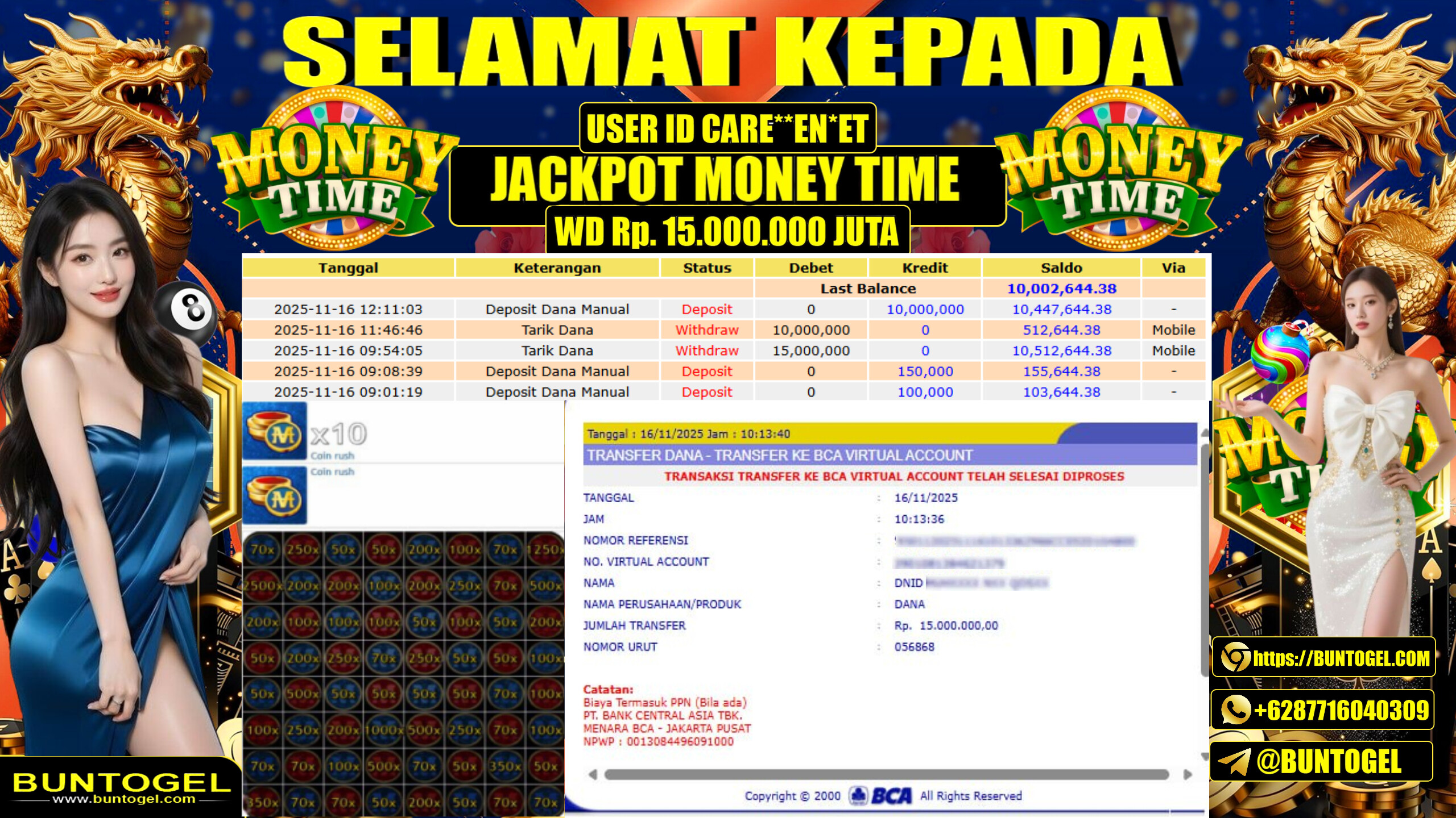 BUKTI BAYAR BUNTOGEL