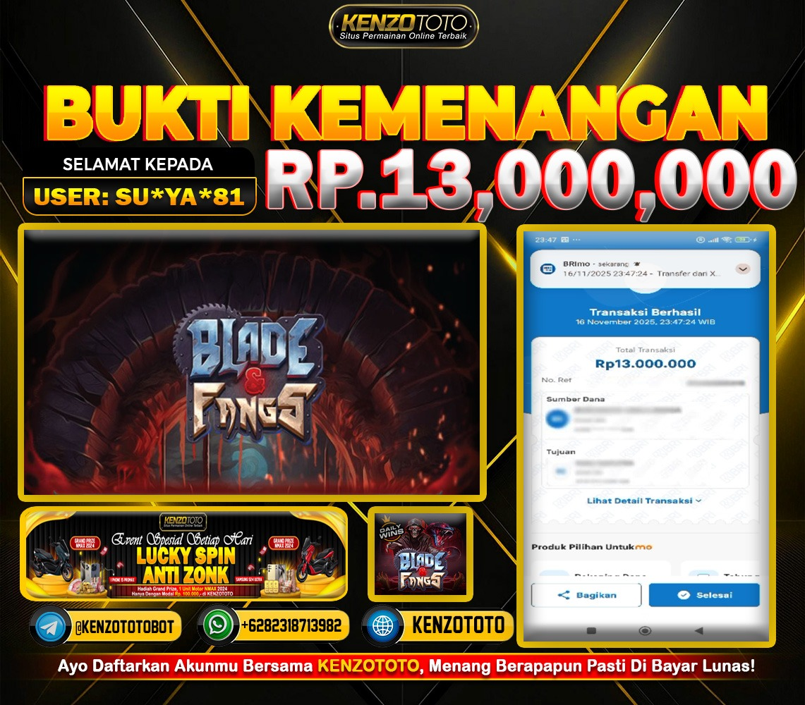 TOTAL WD : RP 13.000.000 CASH!!!