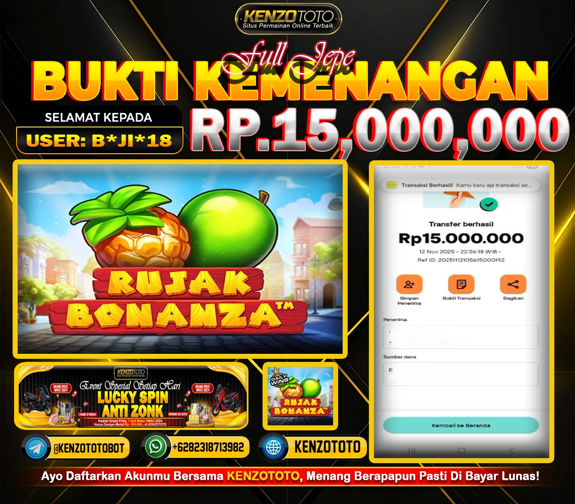 TOTAL WD : RP 15.000.000 CASH!!!