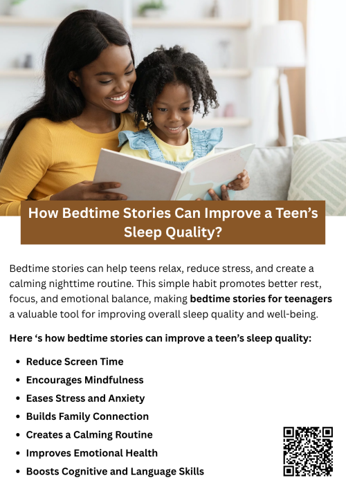 Bedtime stories for teenagers can create a calming nighttime routine that helps reduce stress and anxiety before sleep. Listening to or reading relaxing stories encourages mindfulness, lowers screen time, and signals the brain that it’s time to rest. This gentle habit can improve sleep quality, enhance imagination, and promote emotional well-being among teens. To know more visit here https://inflationeducation.net/better-bedtime-stories/