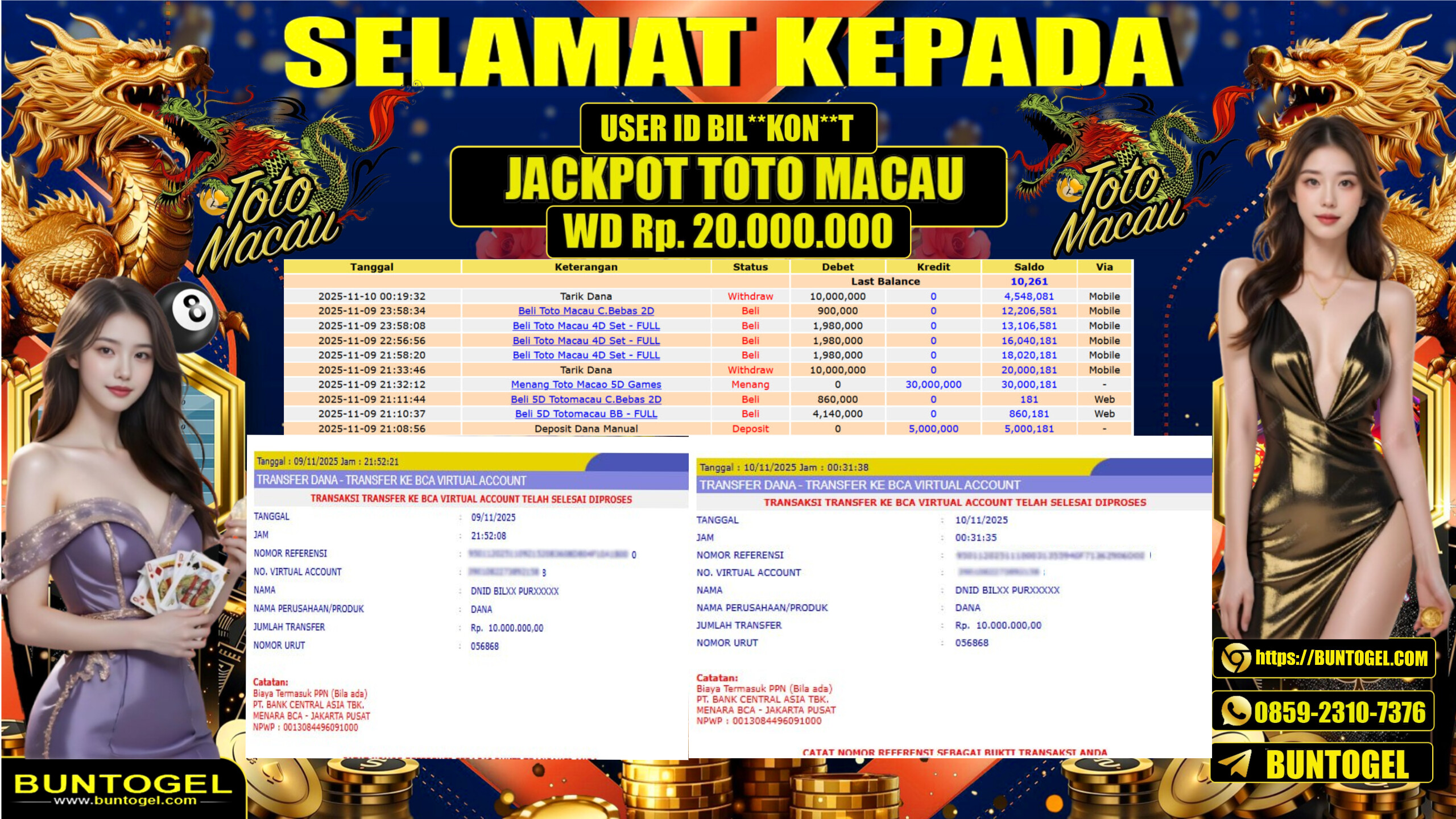 BUKTI BAYAR BUNTOGEL