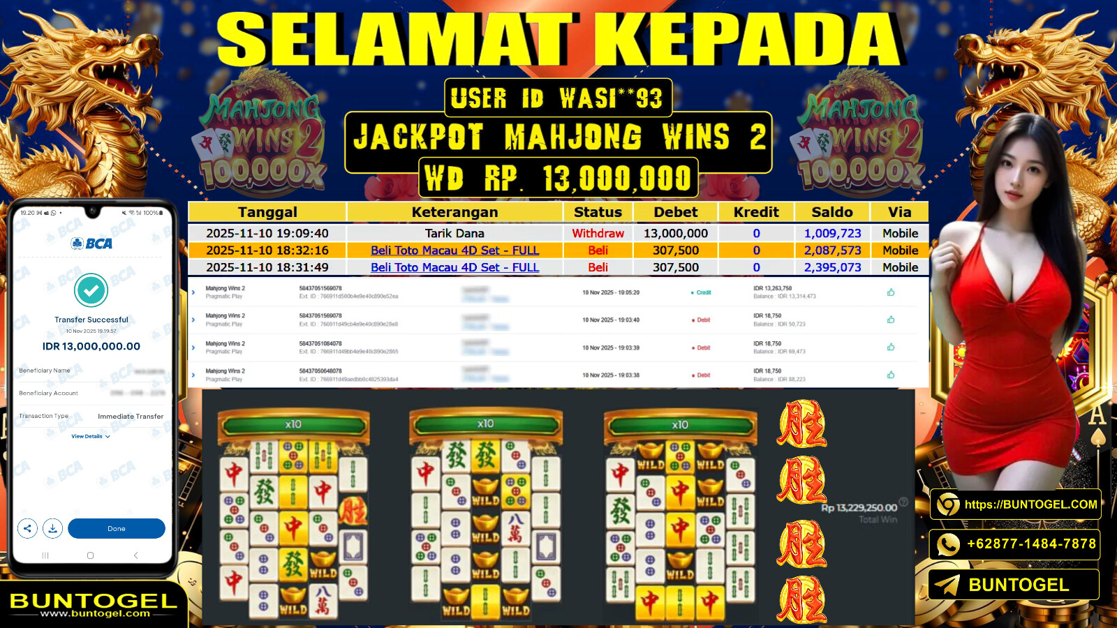 BUKTI BAYAR BUNTOGEL
