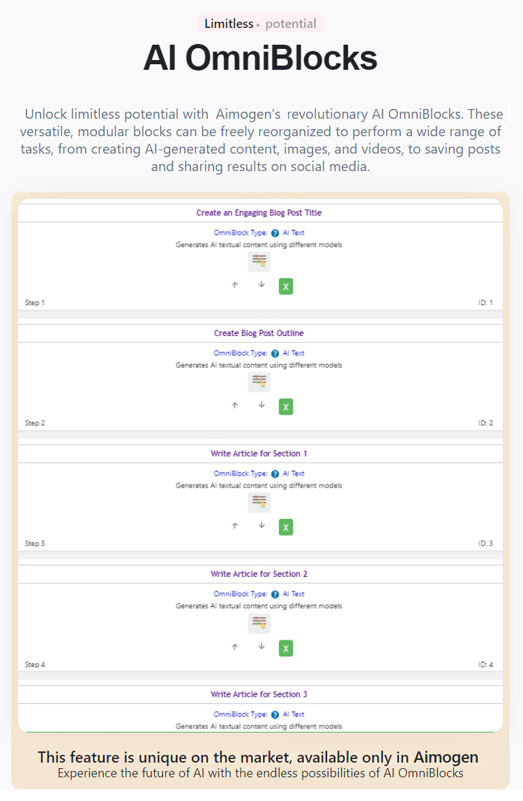 Advanced AI workflows