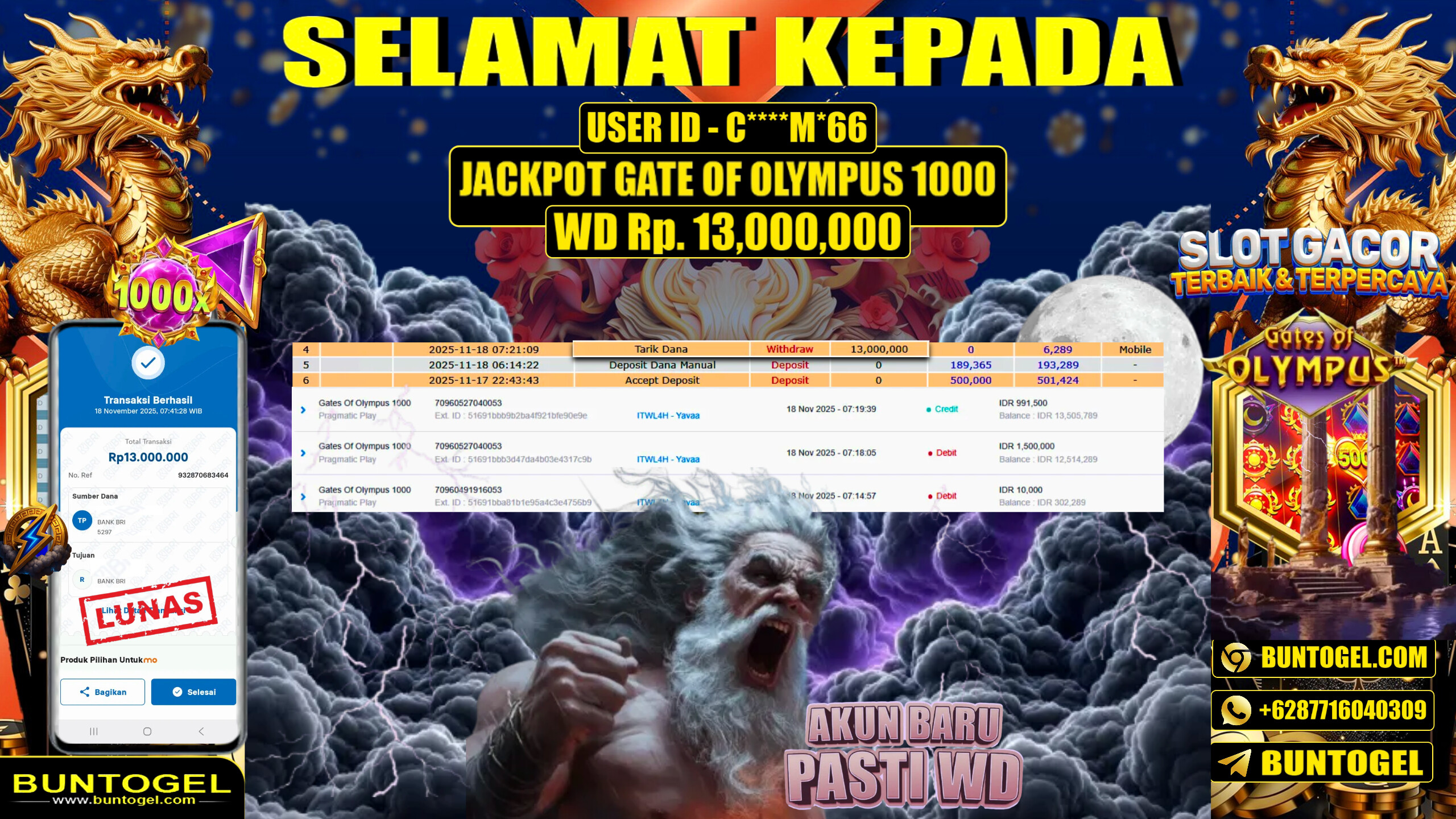 BUKTI BAYAR BUNTOGEL