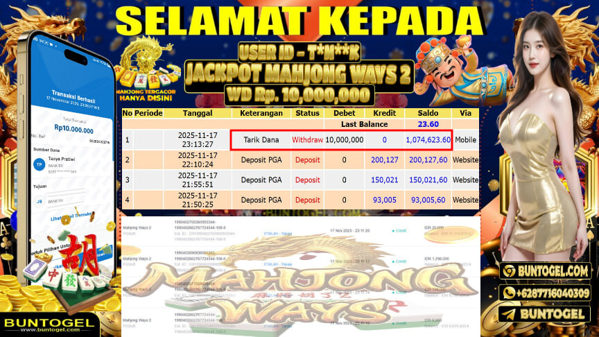 BUKTI BAYAR BUNTOGEL