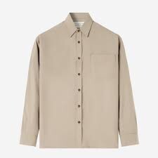 Kemeja Oversize Cream - DISTROBOY