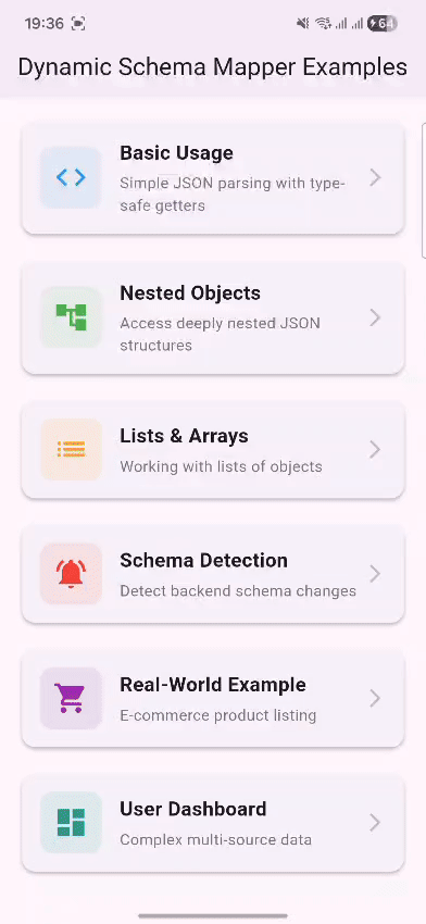 Dynamic Schema Parsing