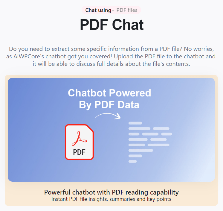 PDF chat