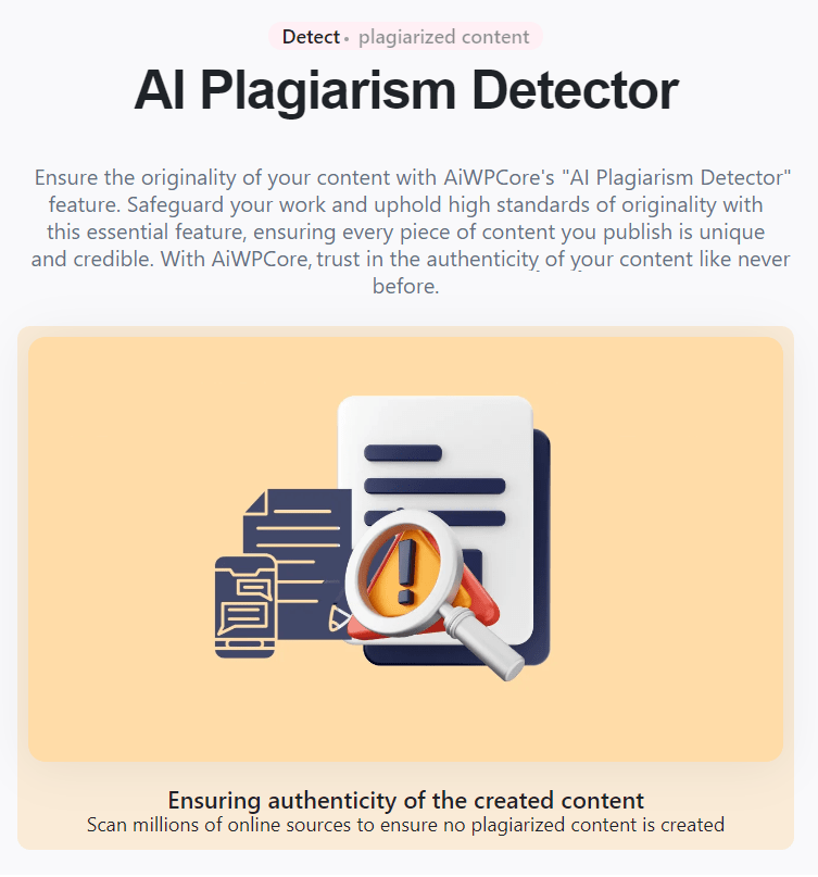 Plagiarism checker