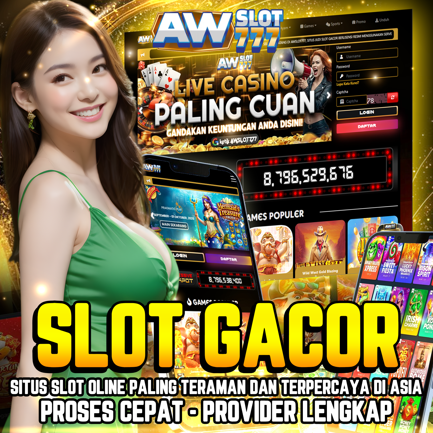 Slot Gacor Gampang Menang Hari Ini No.1 Provider Slot Thailand Awslot777  image 1
