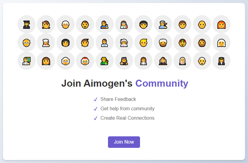 Aimogen community