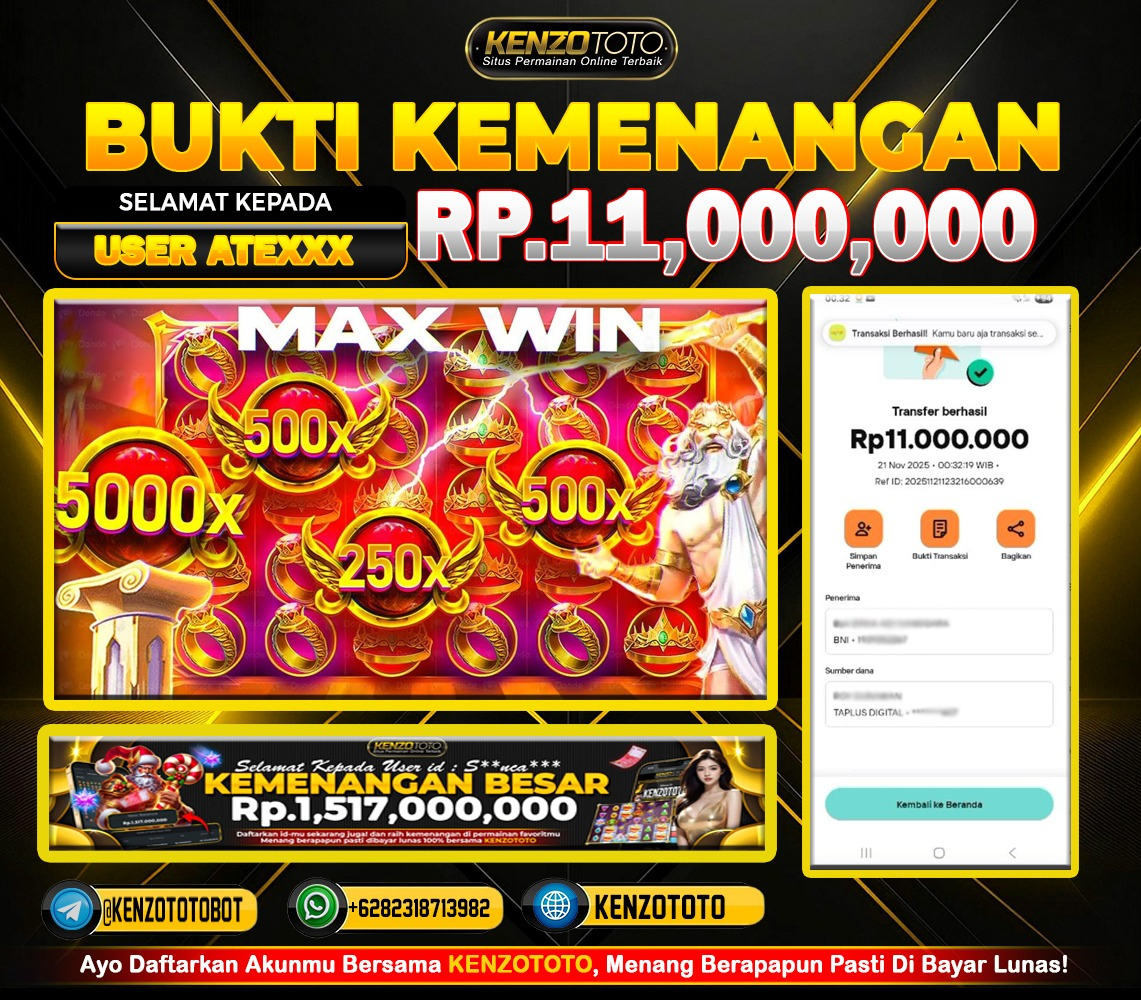 TOTAL WD : RP 11.000.000 CASH!!!