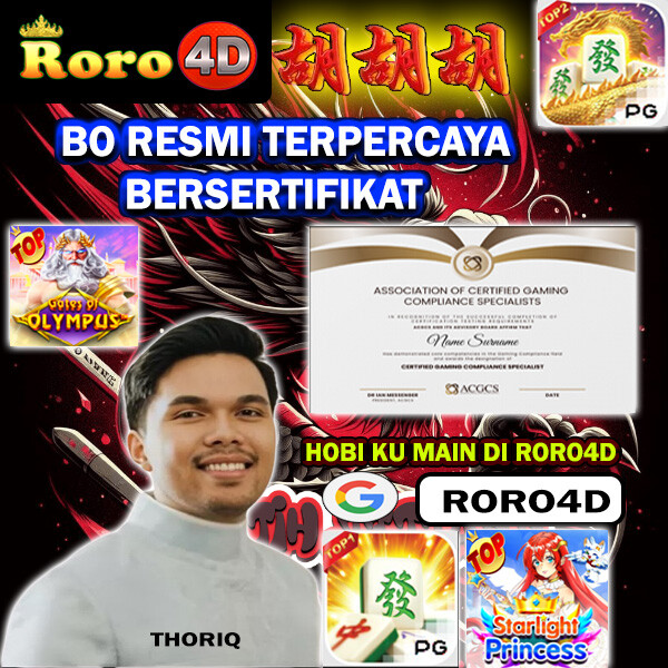 RORO4D: Situs Game Terlengkap Terpercaya image 1