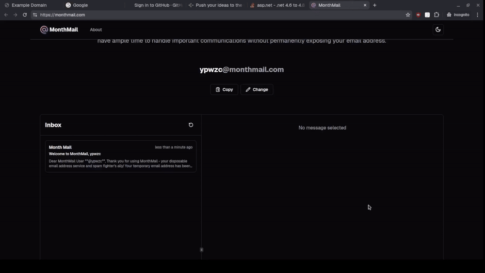 Bind extension demo GIF