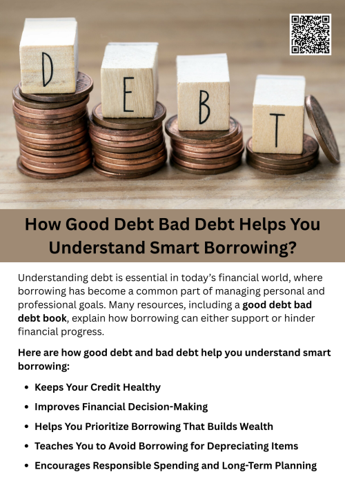 Understanding the difference between helpful borrowing and harmful borrowing is key to financial stability. A good debt bad debt book explains how certain debts can build future value—like education or business growth—while others drain resources. It helps readers make smarter choices, avoid unnecessary financial stress, and use borrowing as a strategic tool rather than a burden. To know more visit here https://inflationeducation.net/product/good-debt-bad-debt-and-the-big-green-blob/