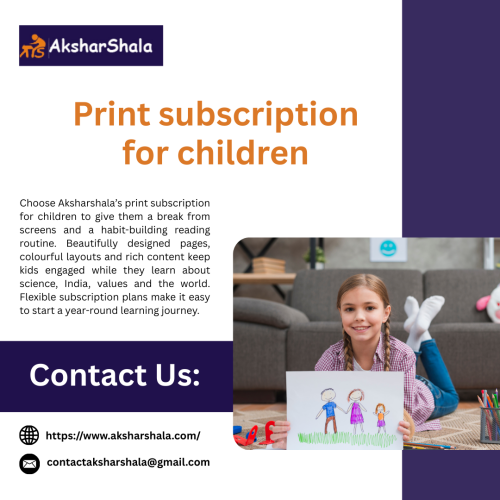 Print subscription for children